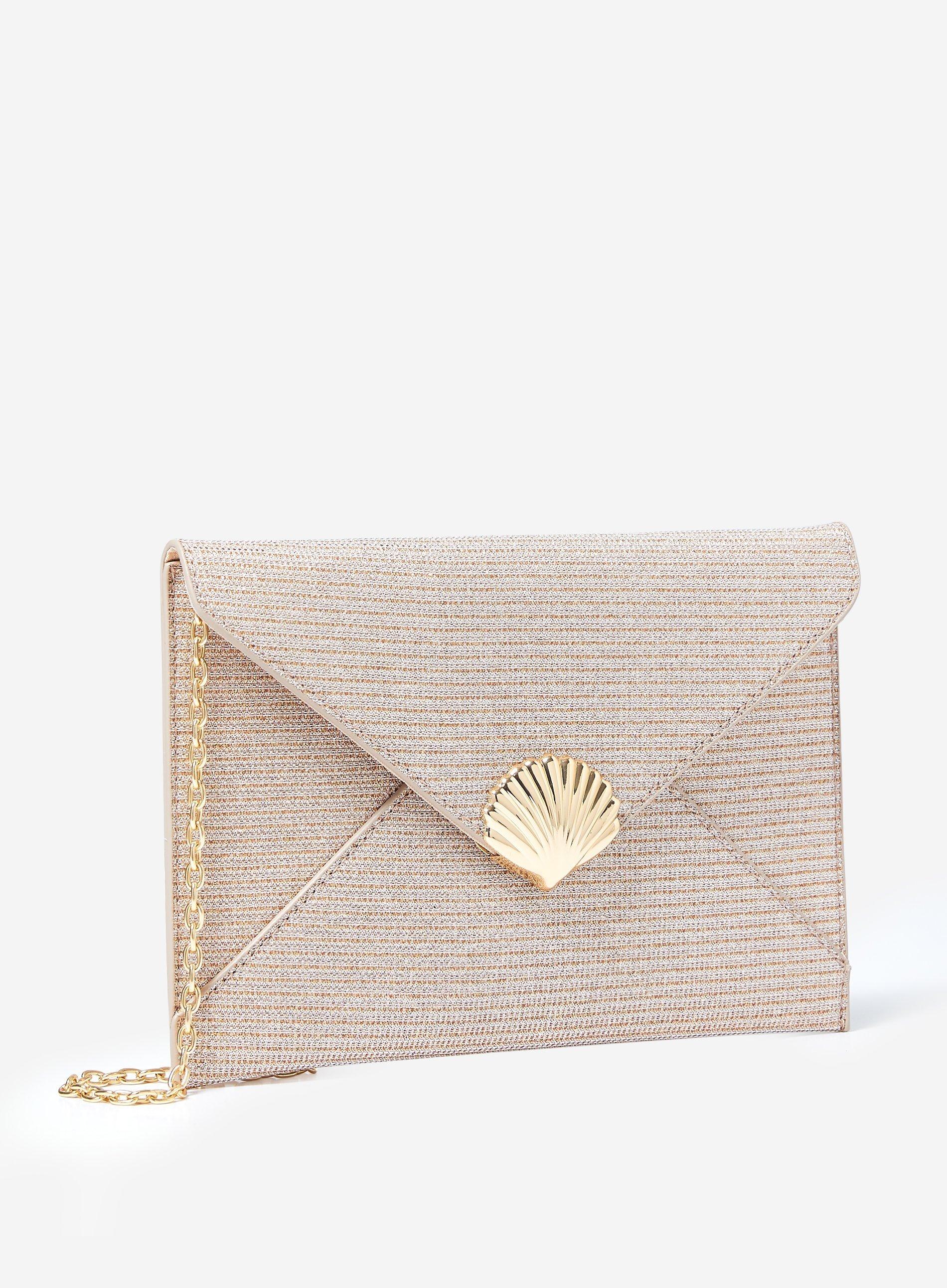 Gold clutch bag sale dorothy perkins